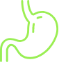 Green stomach icon